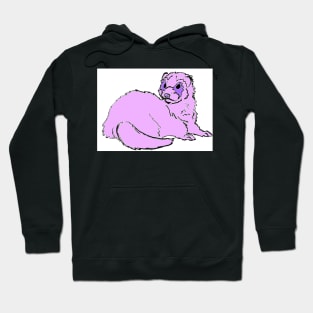 Feisty Ferret Lavender Hoodie